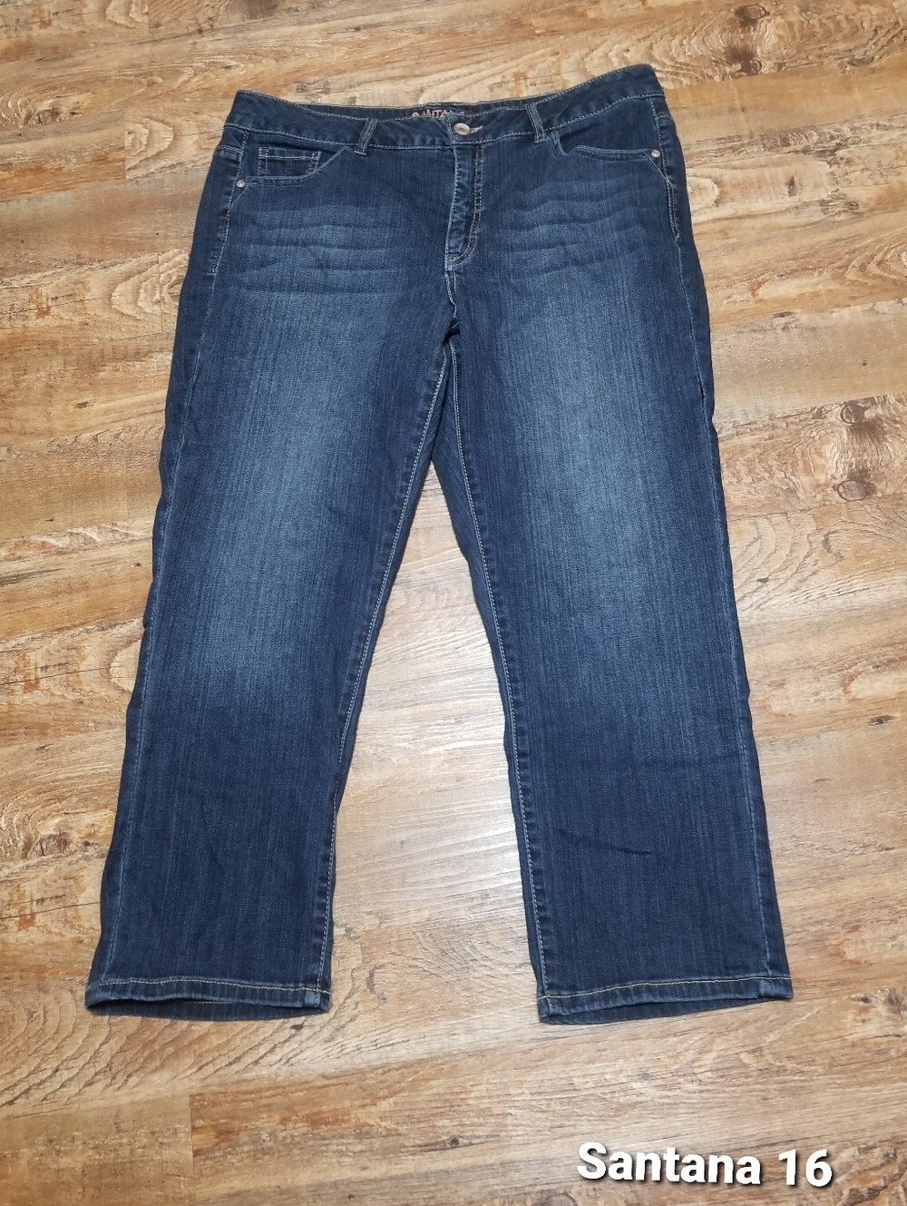 Santana 16 Dark Wash Straight Leg Jeans - Blue Nwotags